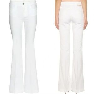Stella McCartney The 70s Flare White Flared Leg Jeans